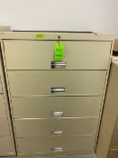2 Lateral 5-Drawer Filing cabinets with keys. 30