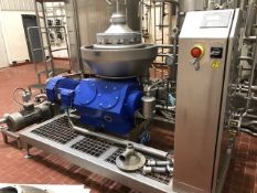 Alfa Laval Clara 200 Separator, Model VNPX 810 SGV-34 CGL, S/N 4242634, Max. Speed 7500 r/m Year