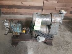 Waukesha Size 25 Sanitary Pump with Reeves Vari-Drive Motor(Loading Fee $150) (Located Fort Worth,