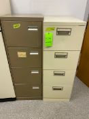2 filing cabinets without locks. 18
