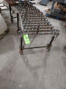 Bestflex expandable skatewheel conveyor. Metal rollers 24