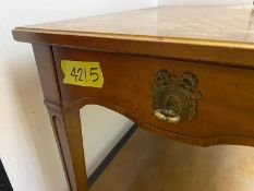 5 office items total: one(1) wood horizontal file cabinet with 2 drawers 32