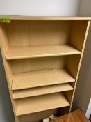 3 Book Shelves: 2 Matching Light Wood-Tone 30