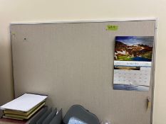 6 File/Storage Office Items: 1 (one) 4-drawer lateral metal filing cabinet 42