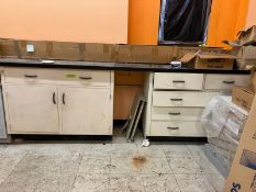 3 lab cabinets (35'Wx13