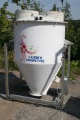 Lucky Country Aprox. 400 Gal. Bottom Powder Bin on S/S Frame, Aprox. 65