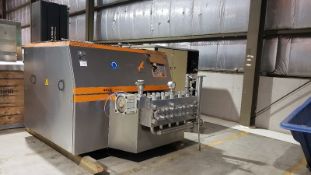 GEA/Niro/Soavi 6,040 Gal. Per Hr. Homogenizer, Model NS5132H, Rated at 3000 psi, Mfg. 2010, 250 hp