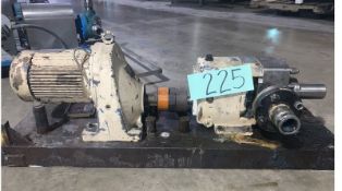 APV Crepaco Stainless Steel Pump with Relief Valve and SEW-Eurodrive Gear Drive and 3HP motor2