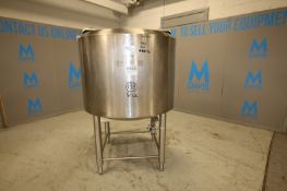 Cherry-Burrell Hinged Lid, Aprox. 300 Gallon S/S Processor, SN E-467-92, No. 1044, Lechithin Tank,