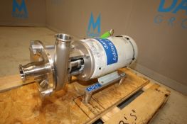 Fristam 15 hp S/S Centrifugal Pump, Model FPX3532-155, SN 1400115, with 2.5