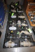 (3) Pallets of (14) Assorted ASAHI Plastic Pneumatic Butterfly Valves, 2