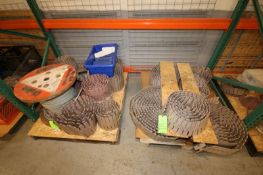 (2) Pallets of Assorted Size Plastic Table Top Conveyor Chain, 7.5