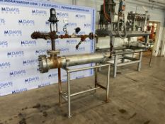 Enerquip S/S Shell & Tube Heat Exchanger,S/N 1653, Shell Side 150 PSI @ 375 Degrees, Tube Side 150