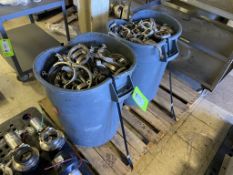 (2) Buckets of S/S Clamps,Sizes Ranging from 1-1/2