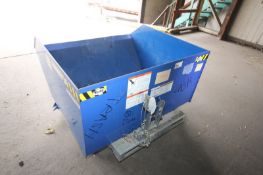 Vestil Portable Dump Hopper, 4' W x 47