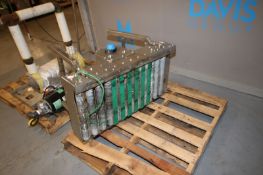 Straight Section of S/S Roller Conveyor,Overall Dims.: Aprox. 40