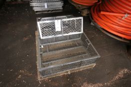 Lot of (3) S/S Cage Racks, Overall Dims.: Aprox. 36