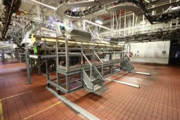 Straight Section of Discharge Conveyor, Overall Length: Aprox. 22' L, with Aprox. 34