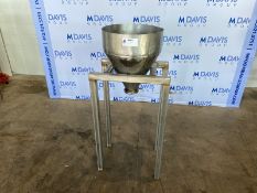 Single Wall S/S Funnel, Top Dia. of S/S Funnel: Aprox. 18