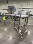 CASE REJECT STATION WITH PNEUMATIC PUSH ARM,APPROX. 35