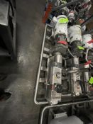 AXIFLOW 20-HP TWIN-SCREW PUMP, MODEL STS 90-57,SKID-MOUNTED WITH BALDOR 1765 RPM MOTOR, 208-230/