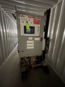 ORION PALLET WRAPPER, MODEL FA-66, S/N 2006-0416309, PALLET TURN TABLE, CONTROL PANEL WITH ALLEN