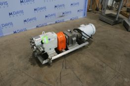 Waukesha 7.5 hp Positive Displacement Pump,M/N 130, S/N 145 321 P1-0, with Baldor 1770 RPM Motor,