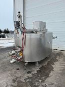 Aprox. 350 Gal. Double OO Cheese Vat, Model R4049, S/N 884098 with (2) Agitators, 1 hp, 208-230