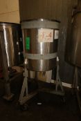 Aprox. 100 Gal. S/S Single Wall Tank, Internal Tank Dims.: Aprox. 30