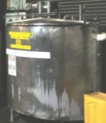 Aprox. 600 Gal. S/S Jacketed / Insulated Mixing Tank with Hinged Lids (Loading Fee $300) (FOB