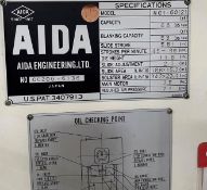 Aida 66-Ton Press, Model NC1-60(2), S/N 00206-6136, Speed 45 -85 SPM, Stroke 6.69