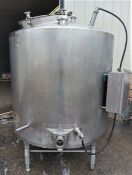 Walker 300 Gal. S/S Sanitary Jacketed Agitated Processor, Model PZ-P, S/N 188 with Dome-Top, Flat