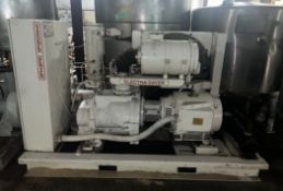 Gardner Driver Air Compressor, 75HP Motor Model #24CA3013 (LOCATED IN IOWA, Free RIGGING and Loading