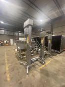 S/S 600 lb. Capacity Column Dumper (LOCATED IN FT. ATKINSON, WI) (RIGGING, LOADING, & SITE