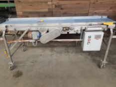 Best CV-3 S/S Food Grade Plastic Belt Conveyor, Yr. 2015, Aprox. 24