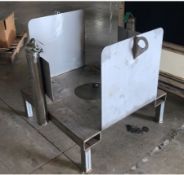 Stainless Steel Super Sac Dumper with Forklift Pockets (LOCATED IN IOWA, RIGGING INCLUDED WITH