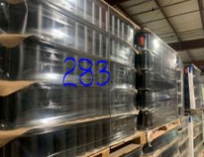 10,000 Round Quart Bottles with Caps Bid per 1000 (LOCATED IN IOWA, RIGGING INCLUDED WITH SALE