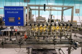 Inline Filling Systems with 12 Nozzles, Driven Centrifugal Pump, Ideal for Beverages Without