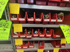 RYCO METRIC DKOS FEMALE 24 DEGREE CONE AND 45 DEGRE TUBE BEND CRIMP ON FITTINGS, 1/4