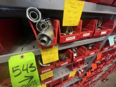 RYCO METRIC DKOS FEMALE 24 DEGREE CONE AND 45 DEGREE TUBE BEND CRIMP ON FITTINGS, 3/4