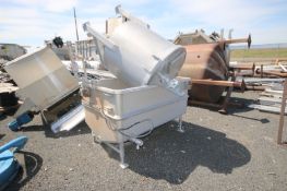 S/S Single Wall Collection Tub, with (1) Vertical S/S Single Wall Tank, Mounted on S/S Legs (