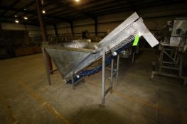S/S Incline Metering Hopper, with Aprox. 16