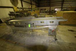 Straight Section of S/S Mesh Conveyor, Aprox. 12 ft. L with Aprox. 24