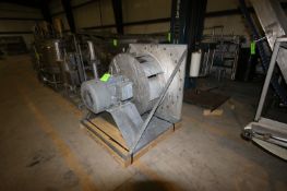 30 hp Exhaust Fan, with Sterling 1175 RPM Motor, 230/460 Volts, 3 Phase (HANDLING, LOADING, & SITE