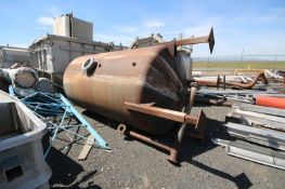 Vertical Mild Steel Flash Tank, Aprox. 15 ft. H (HANDLING, LOADING, & SITE MANAGEMENT FEE: $300.00