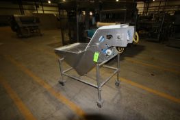 FRS S/S Incline Conveyor, M/N 6000, S/N 2062F, Belt to Floor Aprox. 53