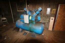 Emglo 25 hp Air Compressor, M/N T, S/N B01196152, with Marathon Motor 1725 RPM, 230/460 Volts, 3