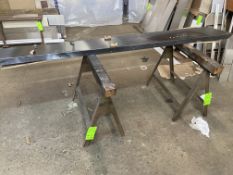 (2) Horse Units, Aprox. 22” H, with Spray Painted Metal Piece (LOCATED IN PITTSBURGH, PA)