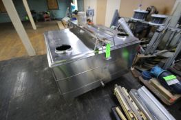 Girton Delux S/S Farm 200 Gal. Tank, M/N 12-200, S/N 210119, with Top Mounted Agitation, with S/S