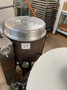 WC Smith 150lb mild steel chocolate melter with water jacket, electric immersion heater with